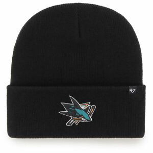 47 NHL SAN JOSE SHARKS HAYMAKER '47 CUFF KNIT BLK Zimná čiapka, čierna, veľkosť os