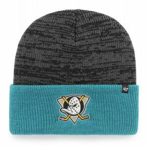 47 NHL ANAHEIM DUCKS TWO TONE BRAIN FREEZE ’47 CUFF KNIT BLK Zimná čiapka, tmavo sivá, veľkosť UNI