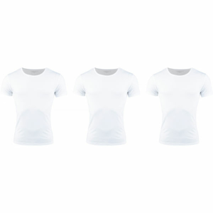 Tommy Hilfiger CN TEE SS 3 PACK PREMIUM ESSENTIALS Pánske tričko, biela, veľkosť XL