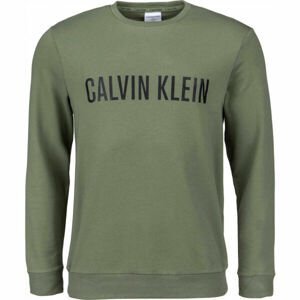 Calvin Klein L/S SWEATSHIRT Pánska mikina, khaki, veľkosť M