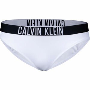 Calvin Klein CLASSIC BIKINI Dámsky spodný diel plaviek, biela, veľkosť L