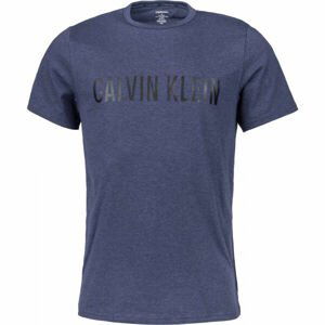 Calvin Klein S/S CREW NECK GRY Pánske tričko, modrá, veľkosť S