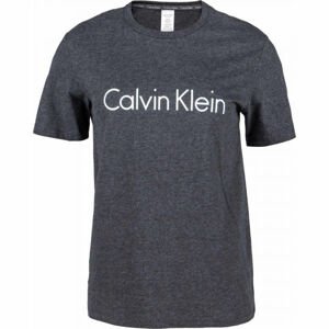 Calvin Klein S/S CREW NECK Dámske tričko, tmavo sivá, veľkosť S