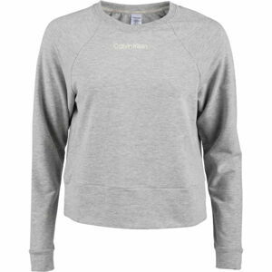 Calvin Klein L/S SWEATSHIRT Dámska mikina, sivá, veľkosť L