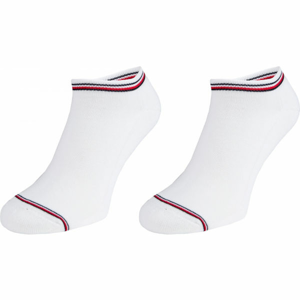 Tommy Hilfiger MEN ICONIC SNEAKER 2P Pánske ponožky, biela, veľkosť 43-46