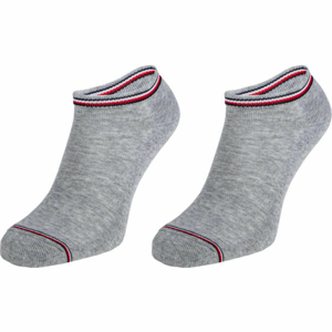 Tommy Hilfiger MEN ICONIC SNEAKER 2P Pánske ponožky, sivá, veľkosť 43 - 46