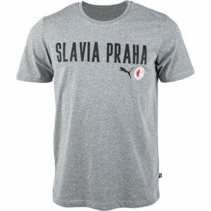 Puma Slavia Prague Graphic Tee DBLU  S - Pánske tričko