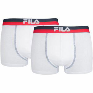 Fila MAN BOXERS 2 PACK Pánske boxerky, biela, veľkosť 2XL