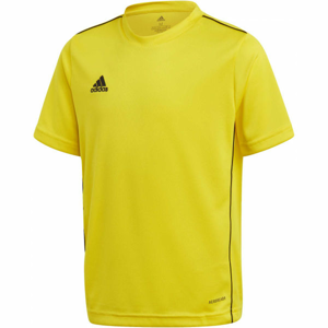 adidas CORE18 JSY Y Juniorský  futbalový dres, žltá, veľkosť 164