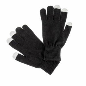 Finmark DÁMSKE ZIMNÉ RUKAVICE Dámske zimné pletené rukavice, čierna, veľkosť os