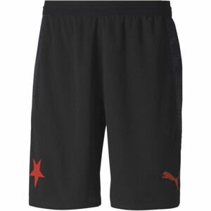 Puma SK SLAVIA HOME SHORTS PROMO Pánske futbalové šortky, čierna, veľkosť M