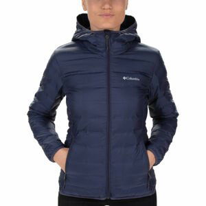 Columbia LAKE 22 DOWN HOODED JACKET Dámska páperová bunda, tmavo modrá, veľkosť XS