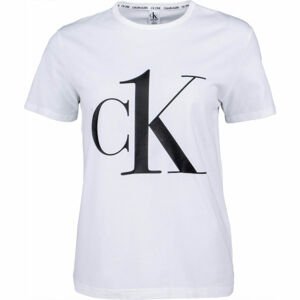 Calvin Klein S/S CREW NECK Dámske tričko, biela, veľkosť M