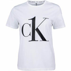 Calvin Klein S/S CREW NECK Dámske tričko, biela, veľkosť XS