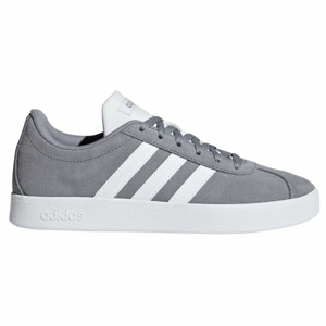 adidas VL COURT 2.0 K šedá 6 - Detská voľnočasová obuv