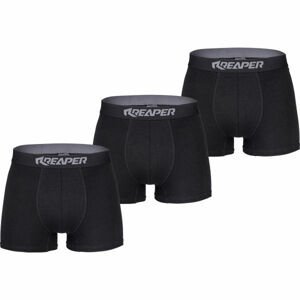 Reaper Men boxer 3-pack Pánske boxerky, čierna, veľkosť M