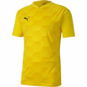 Puma TEAMFINAL 21 GRAPHIC JERSEY Pánske športové tričko, žltá, veľkosť L