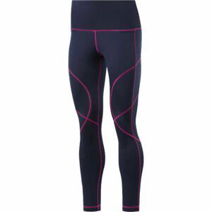 Reebok WOR MYT STITCH TIGHT BLU Dámske legíny, tmavo modrá, veľkosť XL