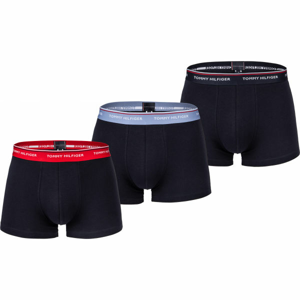 Tommy Hilfiger 3P WB TRUNK Pánske boxerky, tmavo modrá, veľkosť XL