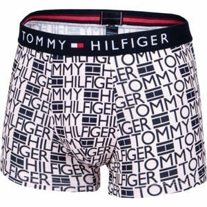 Tommy Hilfiger TRUNK PRINT Pánske boxerky, biela, veľkosť S