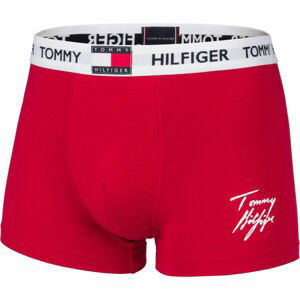 Tommy Hilfiger TRUNK PRINT Pánske boxerky, červená, veľkosť S