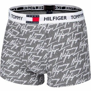 Tommy Hilfiger TRUNK PRINT Pánske boxerky, sivá, veľkosť XL