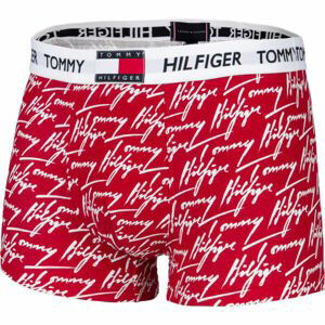 Tommy Hilfiger TRUNK PRINT Pánske boxerky, červená, veľkosť S