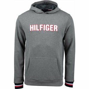 Tommy Hilfiger OH HOODIE LS HWK Pánska mikina, sivá, veľkosť