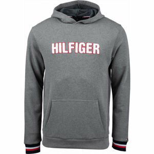 Tommy Hilfiger OH HOODIE LS HWK Pánska mikina, sivá, veľkosť S