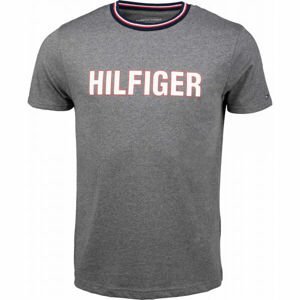Tommy Hilfiger CN SS TEE Pánske tričko, sivá, veľkosť S