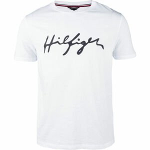 Tommy Hilfiger CREW NECK TEE Pánske tričko, biela, veľkosť M