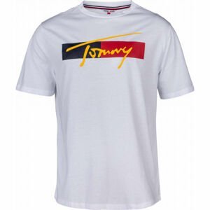 Tommy Hilfiger DROP SHOULDER TEE Pánske tričko, biela, veľkosť L