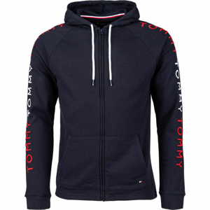 Tommy Hilfiger FZ HOODIE tmavo modrá M - Pánska mikina