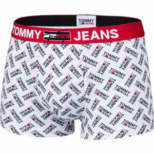 Tommy Hilfiger TRUNK PRINT Pánske boxerky, biela, veľkosť S