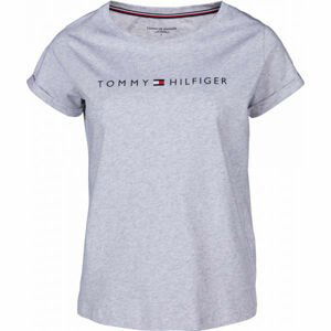 Tommy Hilfiger RN TEE SS LOGO sivá S - Dámske tričko