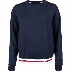 Tommy Hilfiger CN TRACK TOP Dámska mikina, tmavo modrá, veľkosť XS