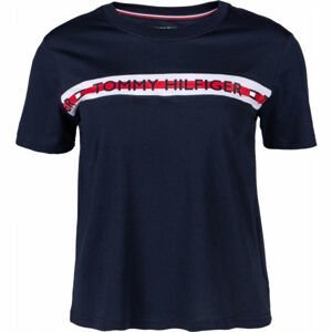Tommy Hilfiger SS TEE Dámske tričko, tmavo modrá, veľkosť M