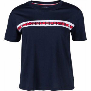 Tommy Hilfiger SS TEE Dámske tričko, tmavo modrá, veľkosť