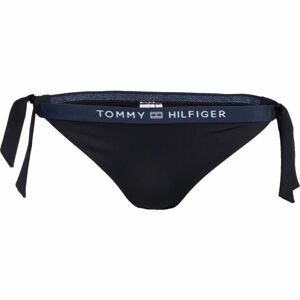 Tommy Hilfiger CHEEKY SIDE TIE BIKINI Dámsky spodný diel plaviek, tmavo modrá, veľkosť XS