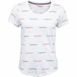 Tommy Hilfiger SS TEE PRINT Dámske tričko, biela, veľkosť S