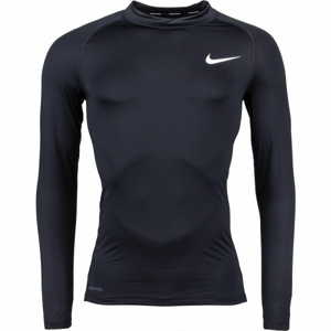 Nike NP TOP LS TIGHT MOCK M  M - Pánske tričko s dlhým rukávom