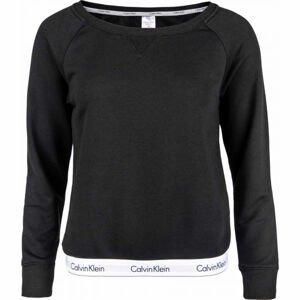 Calvin Klein TOP SWEATSHIRT LONG SLEEVE Dámska mikina, čierna, veľkosť M