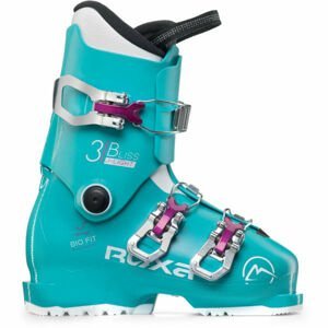 Roxa BLISS 3 Dievčenská lyžiarska obuv, tyrkysová, veľkosť 22.5