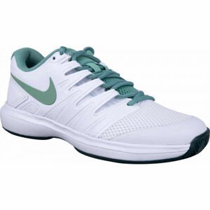 Nike AIR ZOOM PRESTIGE HC W Dámska tenisová obuv, biela,svetlo zelená,čierna, veľkosť 37.5