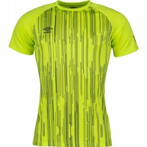 Umbro PRO TRAINING STRIKE GRAPHIC JERSEY Športové  tričko, svetlo zelená,tmavo sivá, veľkosť