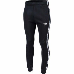 Umbro FW TAPED JOGGER Pánske tepláky, čierna,biela, veľkosť