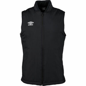 Umbro PREMIER PADDED GILET Pánska vesta, čierna, veľkosť S