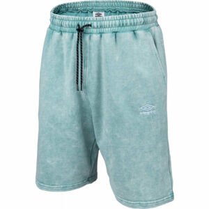 Umbro WASHED KNEE LENGTH SHORT Pánske kraťasy, svetlo zelená, veľkosť XXL