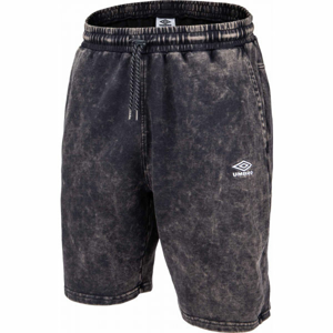 Umbro WASHED KNEE LENGTH SHORT Pánske kraťasy, čierna,tmavo sivá,biela, veľkosť