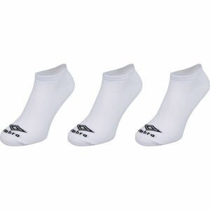 Umbro NO SHOW LINER SOCK - 3 PACK Ponožky, biela, veľkosť M